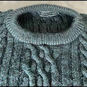 Woolovers Irish Aran Fisherman’s XXL Sweater.